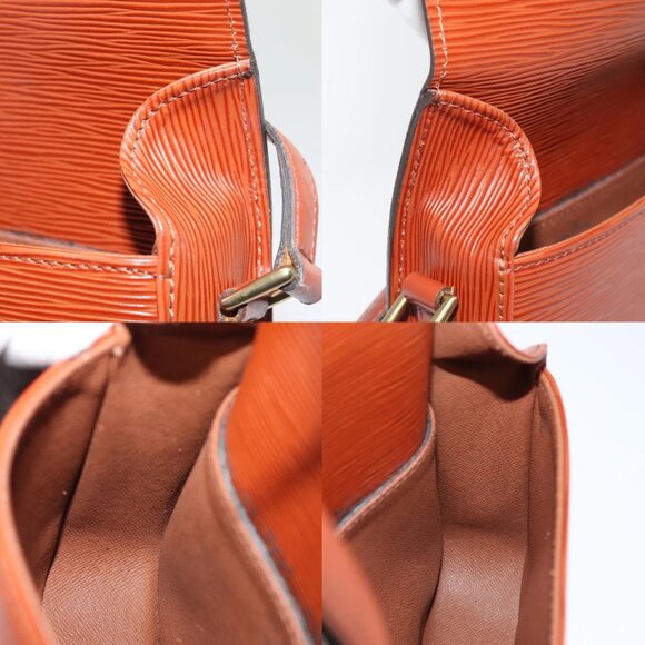 LOUIS VUITTON Epi Saint Cloud PM Shoulder Bag Brown M52213 LV Auth 94852 - Picture 13 of 15